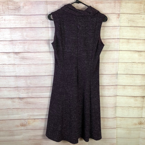 Taylor Beautiful Cowl Neck Fit Knit Dress Size10 - Picture 5 of 5